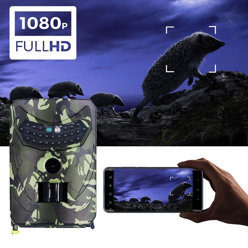 Camera an ninh không dây PR100B hồng ngoại nhìn đêm góc rộng 12MP